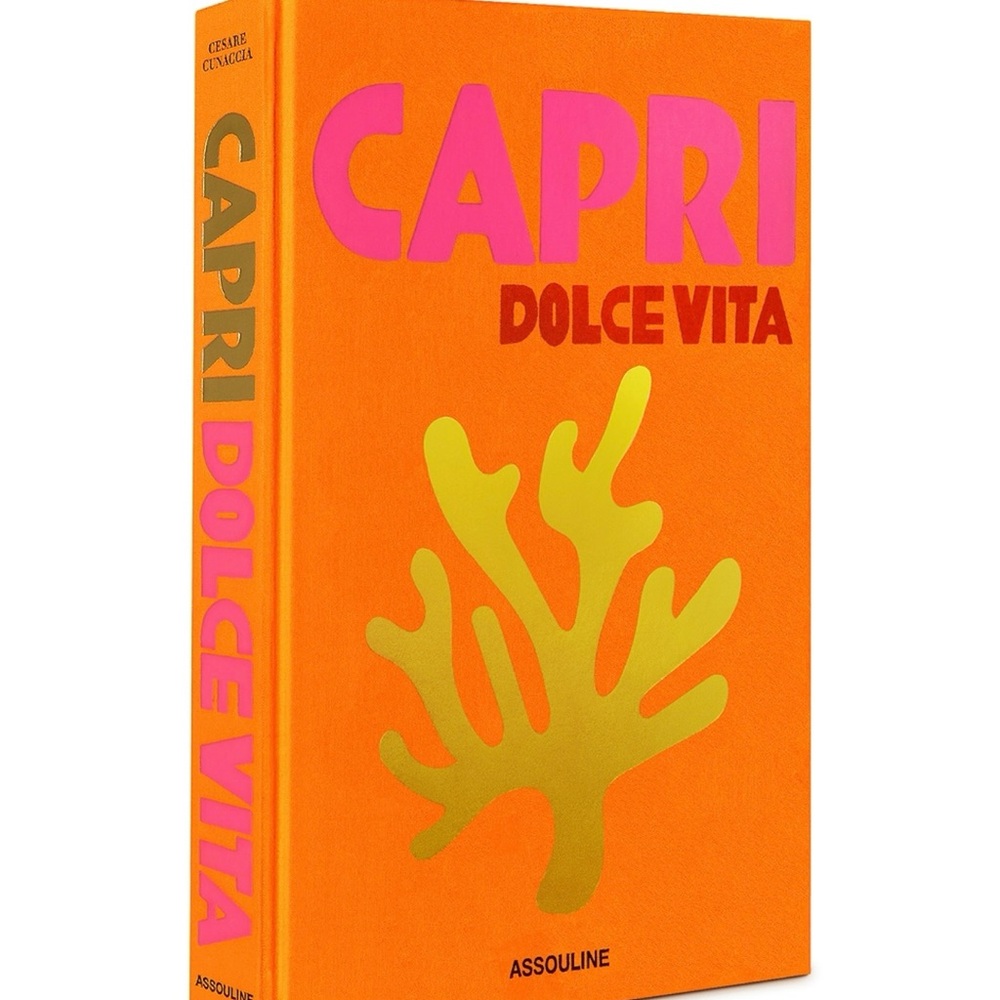 Assouline Capri Vibrant Orange Book - Picture 2 of 9
